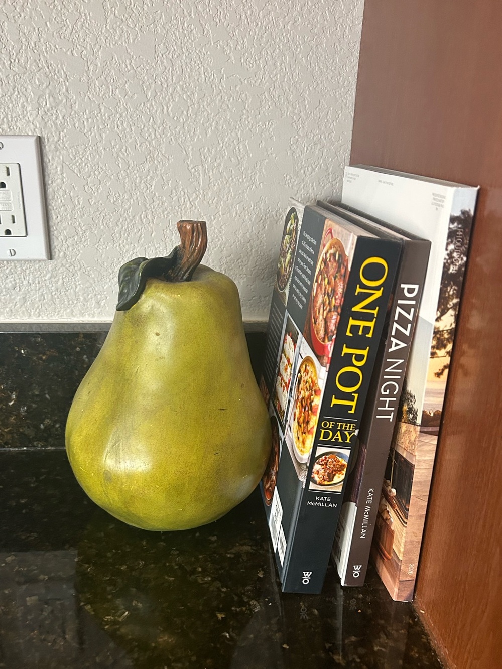 Large Decorative Wooden Pear Sculpture / Tabletop Accent 🍐